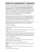 TEORÍA DEL CONOCIMIENTO – DESCARTES