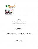 Controles operativos para la prensa Heidelberg modelo kord 64