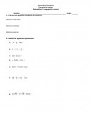 Ejercicios de Práctica Matemáticas 1: Lenguaje de la ciencia