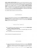 Ejemplo demanda de Divorcio