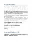 PRESEIDENTES DE MEXICO. Porfirio Díaz 1910.