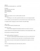 Creating a new product.