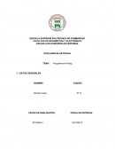 Inteligencia Artificial. Programa en Prolog