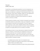 Equilibrio, orden y caos