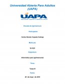 Informática para agrimensores Tema: Tarea III