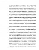 SUBROGACION EN DOCUMENTO PRIVADO.