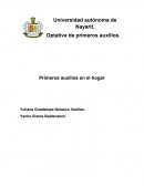 Primeros auxilios en el hogar