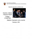 Reporte ejecutivo conferencias.