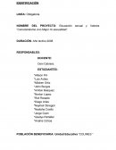 Educación sexual y Valores “Conociéndome vivo Mejor mi sexualidad”.