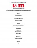 Fiananzas Proyecto Final