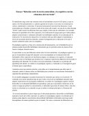 Ensayo “Relación entre la teoría naturalista y la cognitiva con los elementos del currículo”