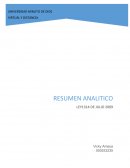 RESUMEN ANALITICO DE LA LEY 1314 DE JULIO DE 2009
