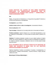 FAVOR EFECTUAR LOS AJUSTES EN ESTE MISMO DOCUMENTO RESPETANDO LAS OBSERVACIONES MARGINALES PARA ASÍ DETERMINAR SI SE HICIERON ESOS AJUSTES Y CORRECCIONES, Y PODER AHORRARNOS TIEMPO. Página 1