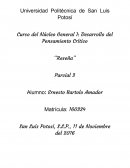 Reseña Curso del Núcleo General I: Desarrollo del Pensamiento Crítico