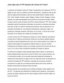 TPP y el rechazo de trump.