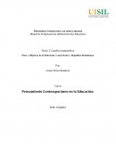 Educacion contemporanea.