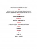 INFRAESTRUCTURA DE LA FACULTAD DE COMERCIO EXTERIOR Y NEGOCIOS INTERNACIONALES EN EL PRIMER SEMESTRE DEL 2016