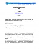 Antecedentes de la Psicología