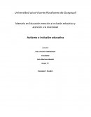 Maestría en Educación mención a inclusión educativa y atención a la diversidad