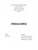 Laboratorio de física I. Informe Pendulo simple