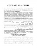 Contrato de Alquiler apartamento