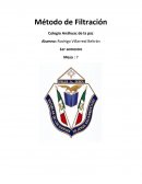 Hipótesis: que por el método de filtración se lograra separar las sustancias (sal y polvo de carbón)