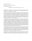 La contabilidad y el modelo contractual de la empresa – Informe.