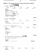 TEORÍA DE EXPONENTES Y GRADO DE EXPRESIONES ALGEBRAICAS