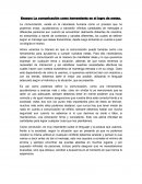 La comunicacion como herramienta en el logro de metas.