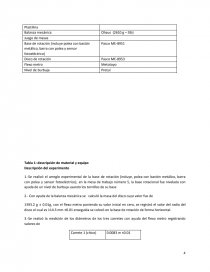 LABORATORÍO DEL CUERPO RIGIDO Y OSCILACIONES.. Página 4