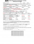 LEA DETENIDAMENTE ANTES DE CONTESTAR CADA RESPUESTA ACERTADA TIENE UN VALOR DE 0.7 PTS.