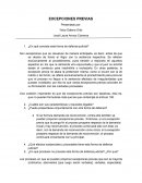 Taller excepciones previas