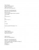 Programacion. Primer Programa