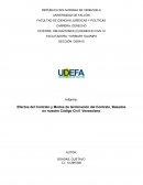 Efectos del Contrato y Modos de terminación del Contrato, Basados en nuestro Código Civil Venezolano