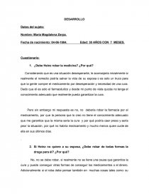 ¿Debe Heinz robar la medicina? ¿Por qué?. Página 1