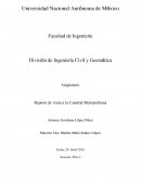 Reporte de visita a la Catedral Metropolitana