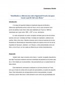 Similitudes y diferencias entre Sigmund Freud y Jacques Lacan a partir del caso Hans.