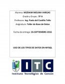 ESTRUCTURA DE LAS TABLAS