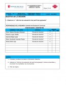 Acta de perfil de egresado.