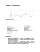 Sintetizar la dibenzalacetona mediante una reacción de condensación aldólica cruzada