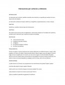 Interacciones por contacto y a distancia