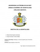 BIOETICA EN LA ODONTOLOGIA