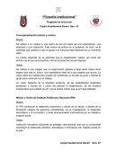 Filosofía institucional. Programa de inducción