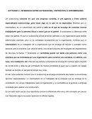 Actividad Diferencia entre outsourcing, contratista e intermediario