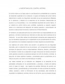 La importancia del control interno