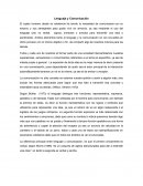 Lenguaje y comunicacion. Cuatro funciones básicas