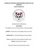Psicología forense con especialización en neuropsicología