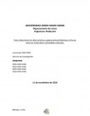 Informe sobre Marcala, La Paz, Honduras.