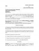 Demanda Despido Injustificado.