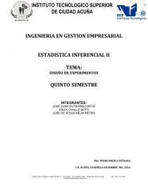 DISEÑO DE EXPERIMENTOS. PRUEBA DE DUNCAN. Página 1